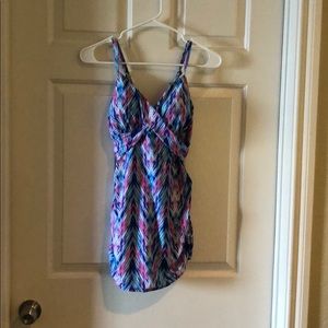 Pink Blush Maternity Swimsuit Top